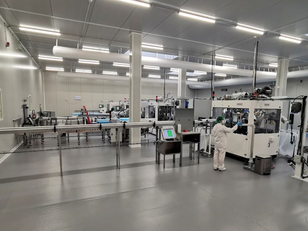 usine de fabrication d'emballages en cellulose