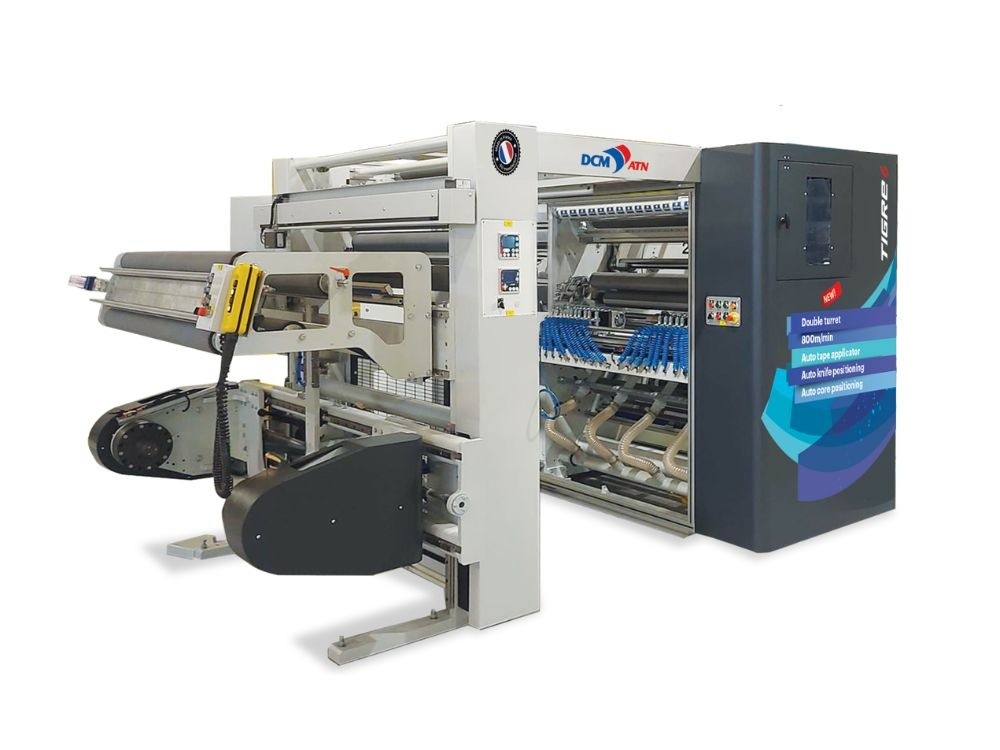 Machine pour l'emballage souple de produits.