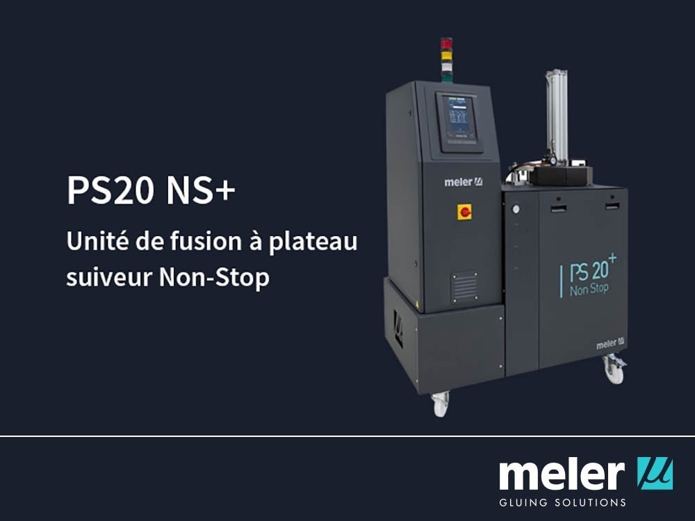 Plateforme numérique à l'unité de fusion à plateau suiveur pour blocs de colle de 20 kg par MELER