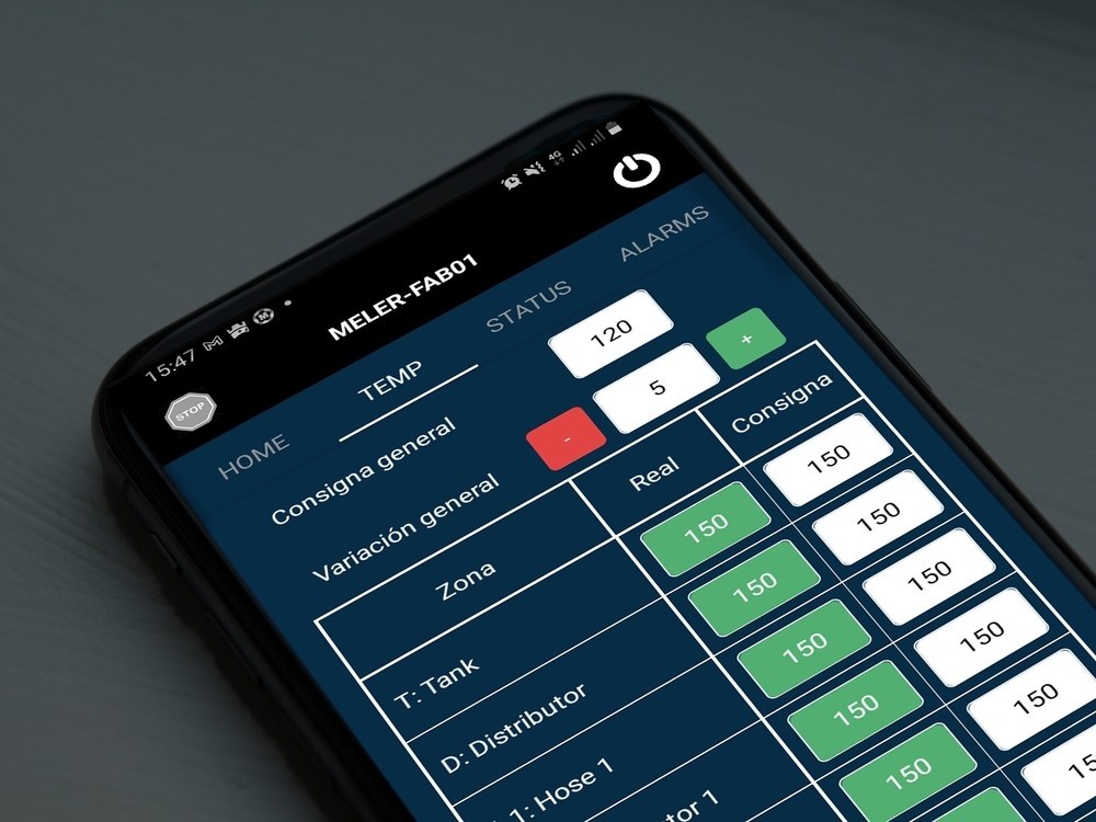 application de MELER intégrant la technologie Bluetooth