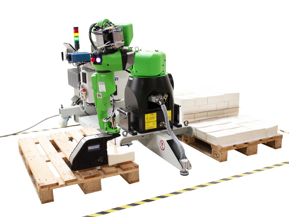 Nouveau palettiseur robotique collaboratif RECMI