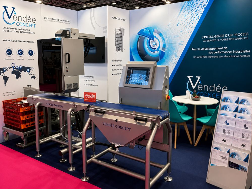 Trieuse pondérale et système d'étiquetage automatique par Vendée concept