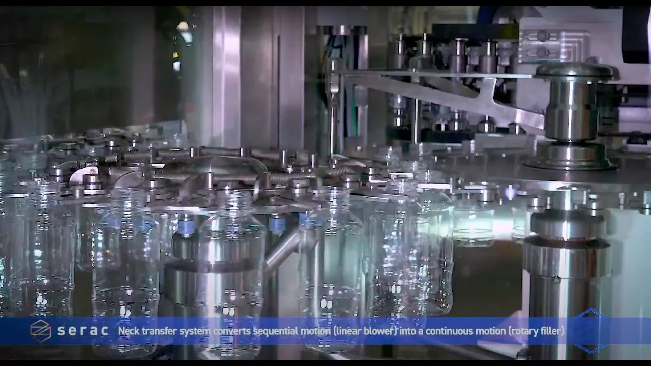 SERAC – Compact Aseptic Multifunction Block of PET Blowing – Filling – Capping