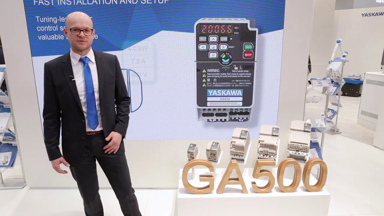 YASKAWA – Présentation des nouveaux microvariateurs de fréquence GA500 de YASKAWA